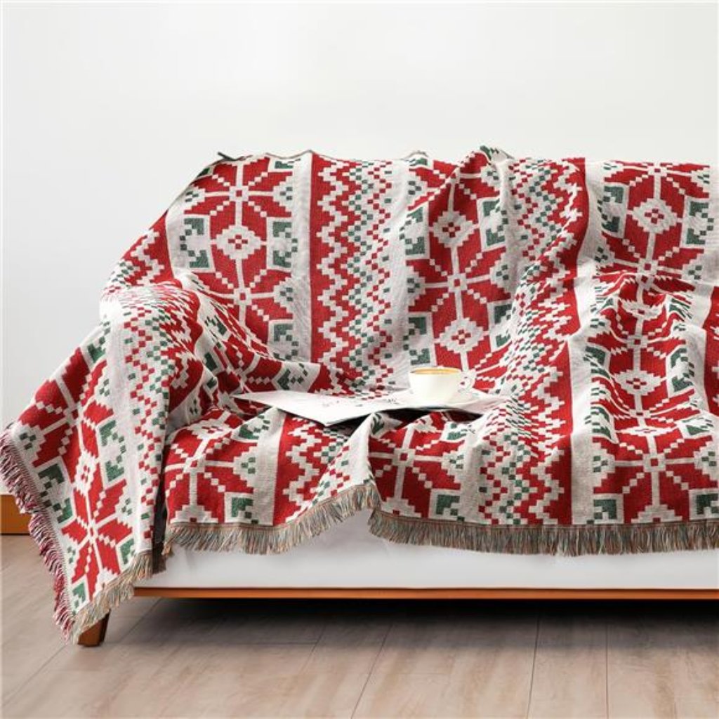 Brand New 63 X 51 Inch Woven Tapestry Throw Blanket